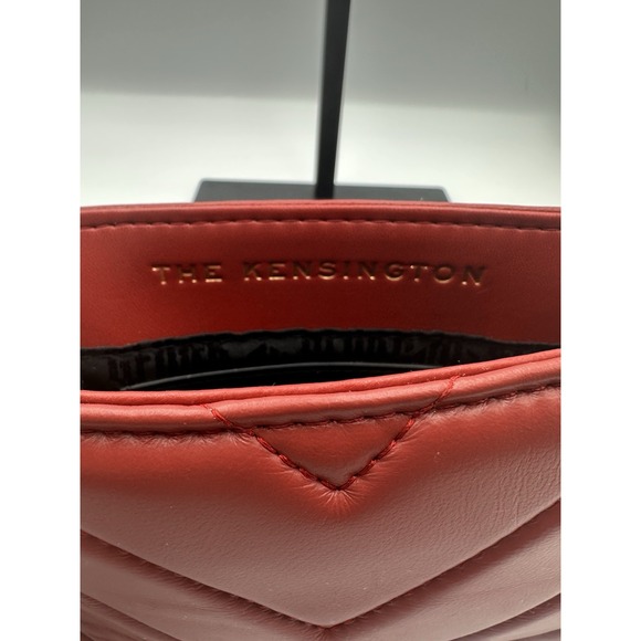 Kurt Geiger London Kensington Quilted Lambskin Red W Eagle Small Crossbody Bag - Picture 9 of 9